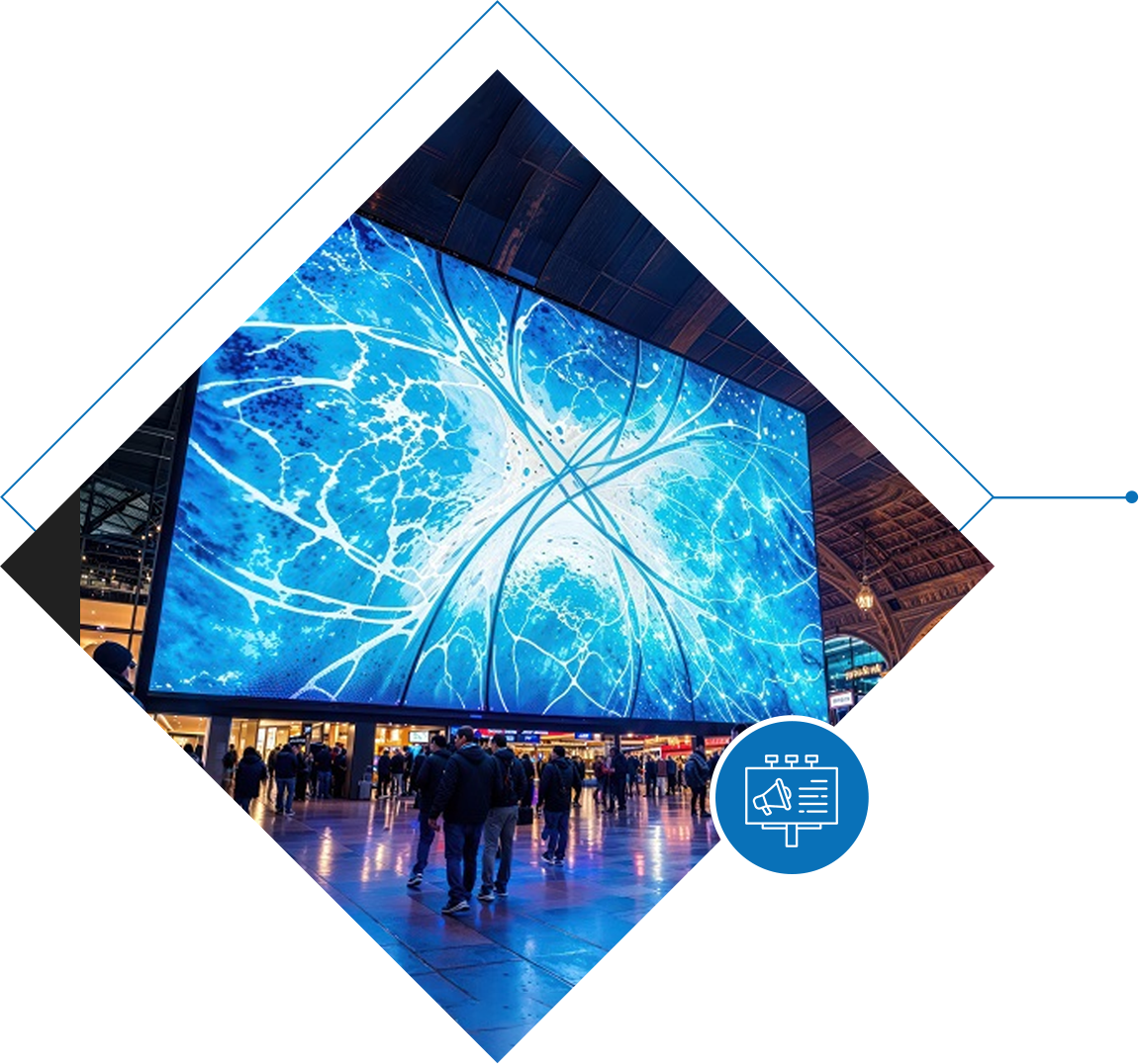 Digitale Beschilderung